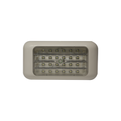 Luz rectangular blanca cálida para interiores