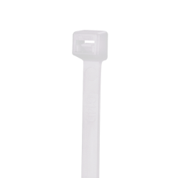 Cincho de Nylon 6.6 StrongHold™, 200mm largo x 2.5mm ancho, Color Natural, Plenum, Paquete de 100pz