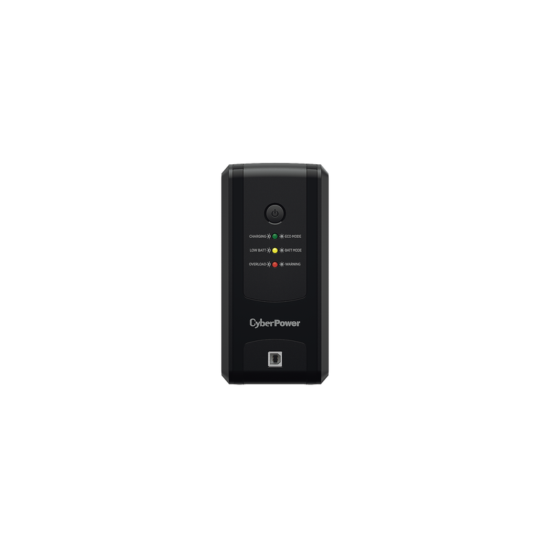 UPS de 750 VA/375 W, Topología Línea Interactiva, Entrada 120 Vca NEMA 5-15P, y 8 Salidas NEMA 5-15R, Puerto USB, Con Regulador de Voltaje (AVR)