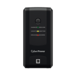 UPS de 1000 VA/500 W, Topología Línea Interactiva, Entrada 120 Vca  NEMA 5-15P, y 8 Salidas NEMA 5-15R, Puerto USB, Con Regulador de Voltaje (AVR)