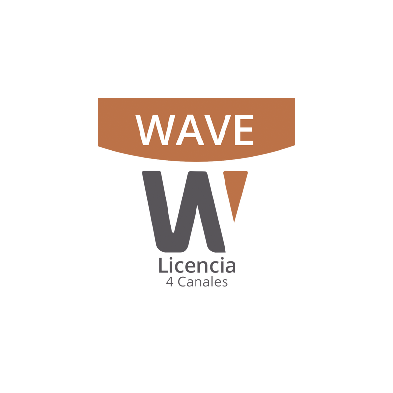 Licencia de 4 Canal de Wisenet Wave Profesional 