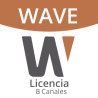 Licencia de 8 Canal de Wisenet Wave Profesional 
