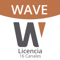 Licencia de 16 Canales de Grabación Wisenet Wave Profesional 