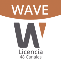 Licencia de 48 Canales de Grabación Wisenet Wave Profesional 