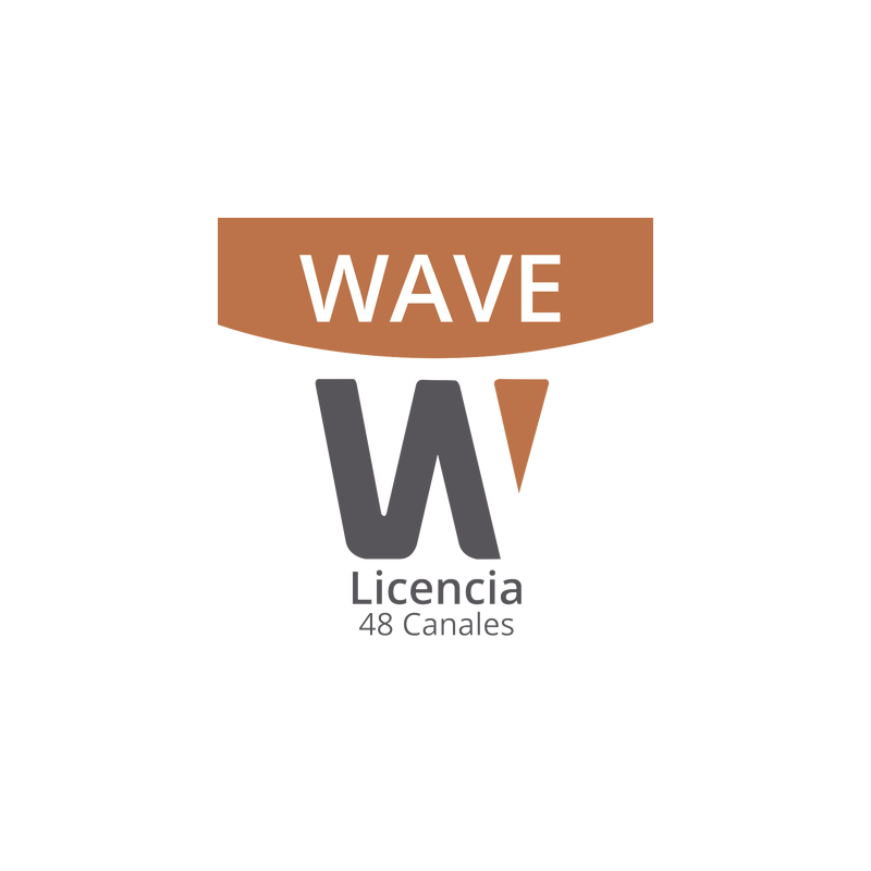 Licencia de 48 Canales de Grabación Wisenet Wave Profesional 