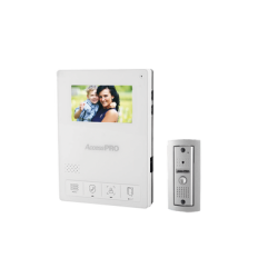 Kit de Videoportero / Frente de Calle Antivandalismo / Cámara 900TVL para Baja Iluminación / Pantalla Alta Resolución / Control