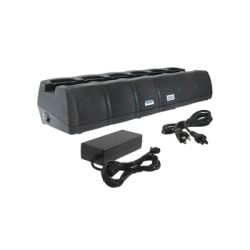 Cargador rápido de 6 cavidades de escritorio para radio ICOM ICM25 