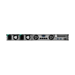 NAS RackStation RS1619xs+ | 4 Bahías | CPU Intel Xeon D-1527 Quad-Core | 8 GB DDR4 ECC (Ampliable a 64 GB) | 2 Ranuras M.2 NVMe/SATA | 4 Puertos LAN 1GbE | Soporte 10GbE Opcional | Escalable hasta 16 Bahías.