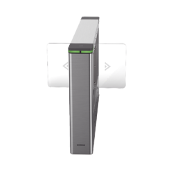 Torniquete Central para ampliar carriles /Con 12 pares de detectores IR para validación de permisos/ Soporta Terminal de reconocimiento facial/ audio personalizable.