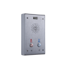 Intercomunicador IP, 2 líneas SIP, 2 relevadores con 2 botónes para llamada, anti-vandálico, IP65 e IK10, PoE