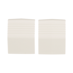 Unión recta de base, para uso con canaleta T70, Material PVC Rígido, Color Blanco Mate