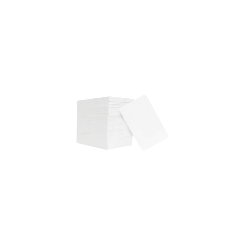 Paquete de 100 tarjetas PVC