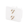 Multicontacto para pared con 6 contactos color blanco,125 V /15 A