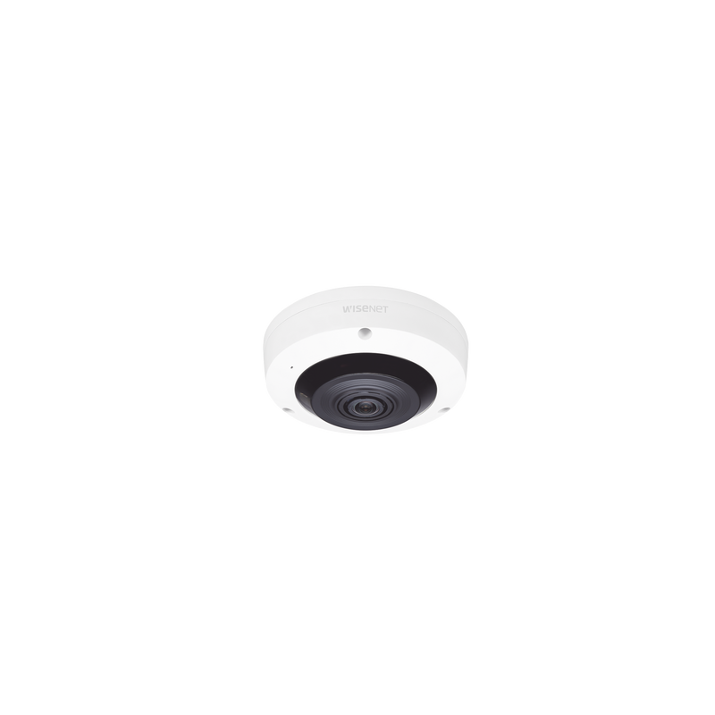  Fisheye IP Interior 6 Megapixel / WDR 120dB / IR 15m / PTZ Digital 8X / Video Analíticos Avanzados / Entrada y Salida de Audio y Alarma / Color Blanco
