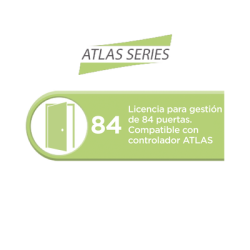 Licencia para 84 puertas compatible con controlador ATLAS