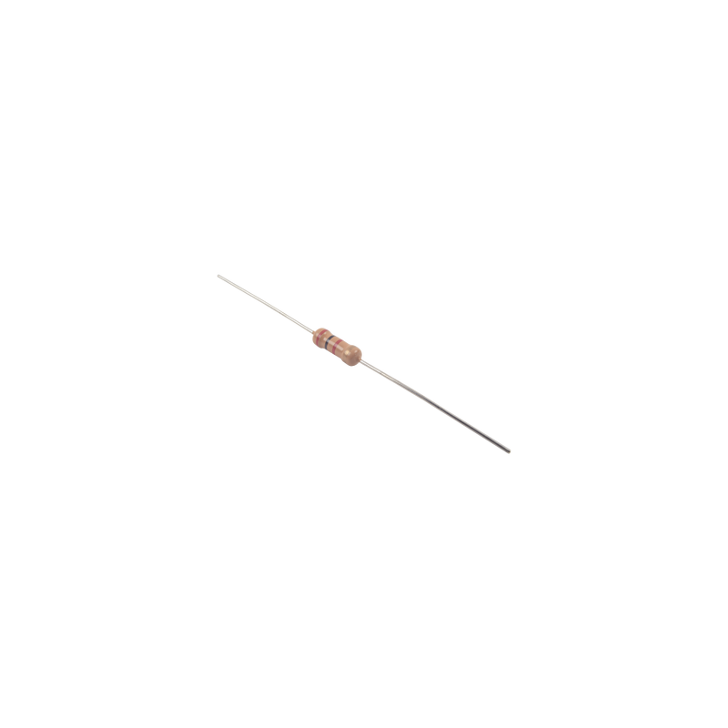  Resistencia de 2 k Ohm 1/2 Watt, 5% Axial, Película de Carbón.
