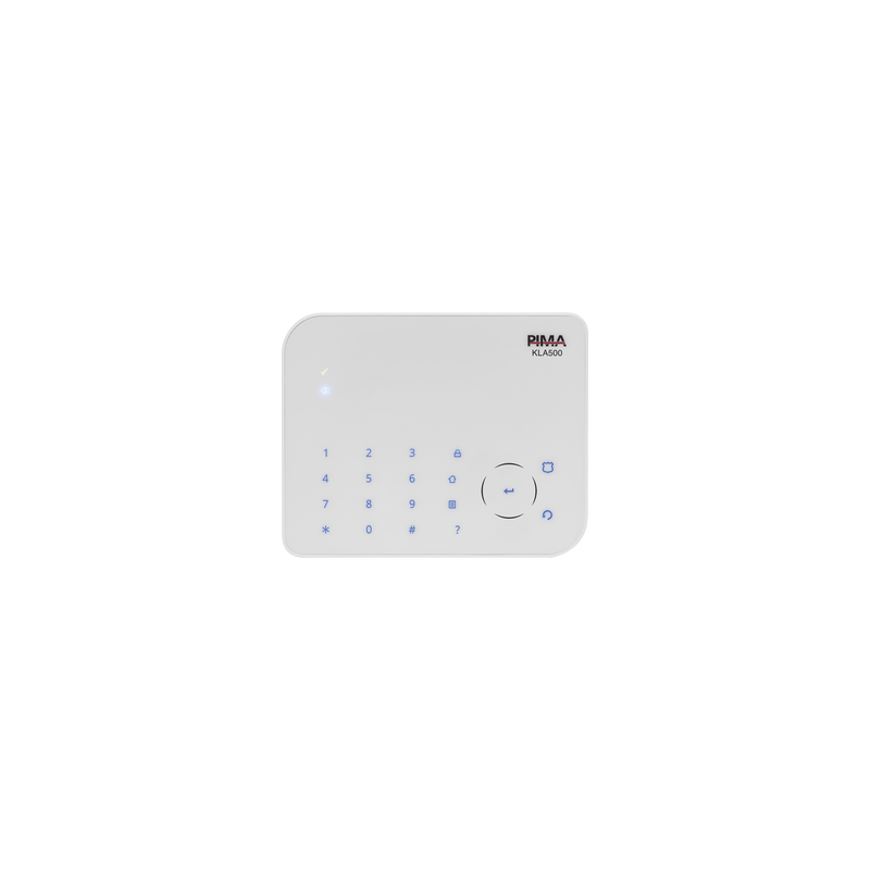 Teclado LED para Armar/Desarma, Compatible con panel FORCE. Teclas Touch
