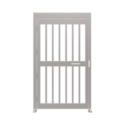 Puerta de Alta Seguridad de Cuerpo Completo Acabado en Acero Inoxidable