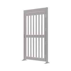 Puerta de Alta Seguridad de Cuerpo Completo Acabado en Acero Inoxidable
