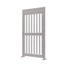 Puerta de Alta Seguridad de Cuerpo Completo Acabado en Acero Inoxidable