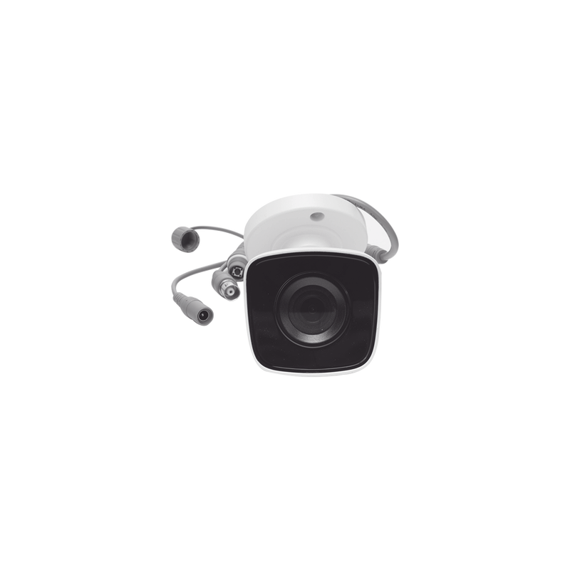 Bala TURBOHD 2 Megapíxeles (1080p) / METALICA / Gran Angular 103° / Lente 2.8 mm / IR EXIR Inteligente 20 mts / Exterior IP66 / TVI-AHD-CVI-CVBS