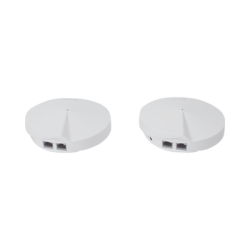 Kit 2 Routers Inalámbricos MESH Interior para Hogar / Doble Banda Wi-Fi 5 AC1300 Mbps / 2 Puerto Gigabit WAN/LAN / 4 Antenas Internas / Administración Mediante la App Deco (iOS, Android) / Protección HomeCare