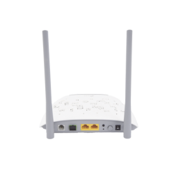 ONU/ONT - Router inalámbrico GPON N 300 Mbps / Frecuencia de 2.4 GHz / 1 puerto GPON SC-APC / 2 puertos LAN (1 GE/ 1 FE) / 1 puerto POTS (FXS) / Soporta AgiNet Config - AgiNet ASC (herramienta de gestión remota)