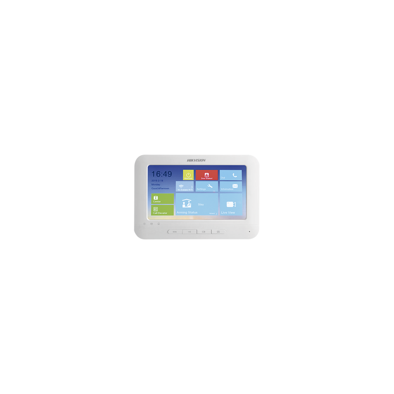 Monitor IP Touch Screen 7'' para Videoportero IP / Soporta P2P / WiFi / Vídeo en Vivo / Audio de Dos Vías / Apertura Remota / Llamadas entre Monitores