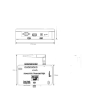 Interfaz convertidor de señal RTS // RS485 / 5 contactos secos. 