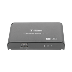 Divisor (Splitter) HDMI 4K de 1 Entrada a 2 Salidas (Simultaneas) / Soporta 4K×2K / Ajuste de resoluciones EDID / HDR / HDMI 2.0 /  HDCP 2.2  / Soporta formatos de Audio Dolby Digital / Longitud del cable de entrada y salida ≤10m.