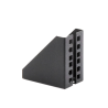 Par de Sujetadores para Instalación de Equipo Rackeable en Placa o Pared (hasta 2U), Puede soportar 10 Kg