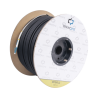 Carrete de Fibra Óptica Monomodo con conectores LC-LC Duplex, Reforzada con Kevlar, de 150 metros, Para instalaciones subterráneas por tubería