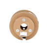 Carrete de Fibra Óptica Monomodo con conectores LC-LC Duplex, Reforzada con Kevlar, de 150 metros, Para instalaciones subterráneas por tubería