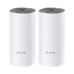 Kit de Router inalámbrico mesh Deco E4 para Hogar / Doble banda AC 1200  / 2 puertos 10/100 Mbps / Compatible con amazon alexa.