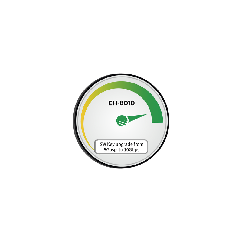 Actualización de velocidad de 5000 Mbps a 10000 Mbps para equipo EH-8010