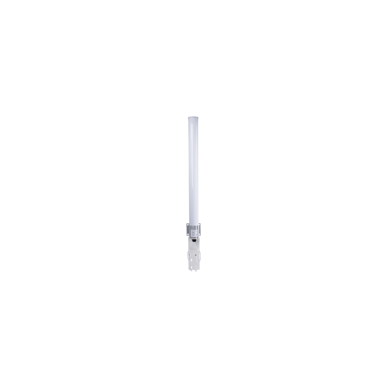 Antena Omnidireccional en 2.4 GHz, Rango de Frecuencias (2.3 - 2.5 GHz), Ganancia de 10 dBi, Doble Polaridad MIMO 2x2, Incluye Jumpers