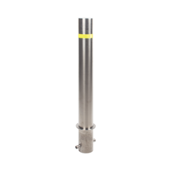 Bolardo Fijo de Acero Inoxidable de 900 mm de Altura / Ideal para aplicaciones delimitaciones de automóviles 