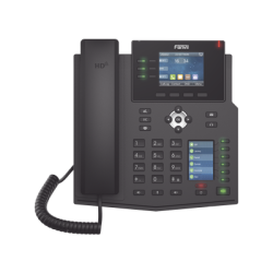 Teléfono IP Empresarial con Estándares Europeos, 12 lineas SIP con pantalla a color, 30 teclas DSS/BLF, puertos Gigabit, IPv6, Opus , PoE/DC