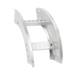 Curva Vertical Exterior de Aluminio de 90° Perfil Z / Peralte 3 1/4" / Ancho 6" / Radio 8" / Incluye Tornillería 