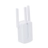 Repetidor / Extensor de Cobertura WiFi N / MU-MISO / 300 Mbps 2.4 GHz / 3 antenas externas / Botón WPS