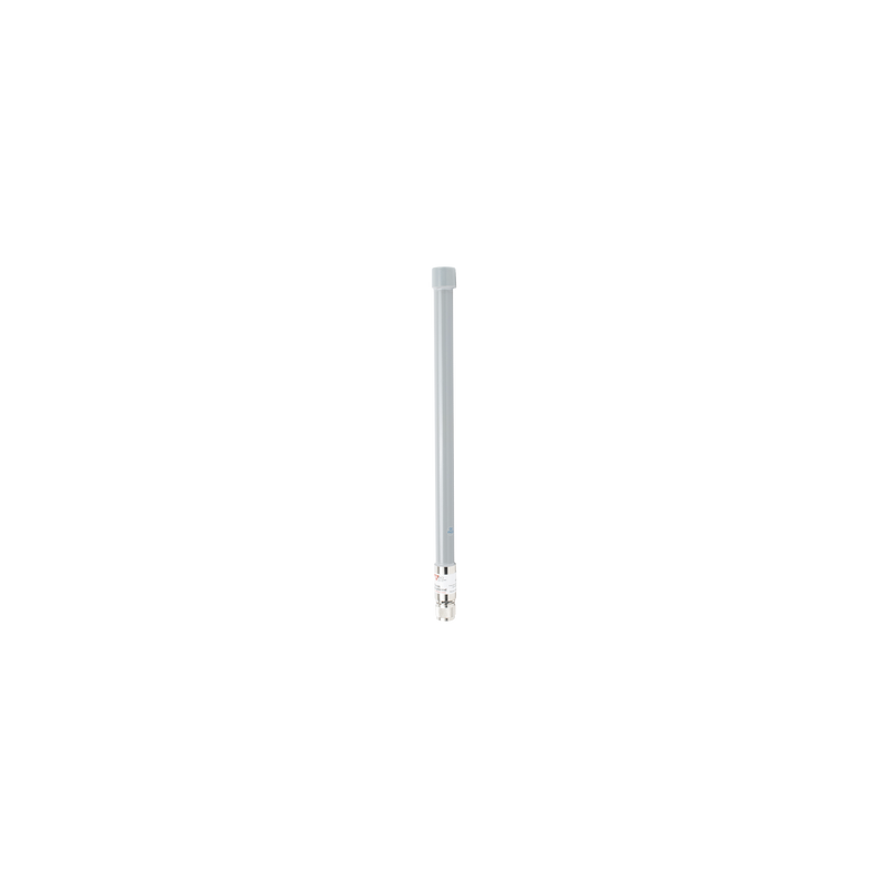 Antena Omnidireccional, mayor distancia de transmisión y recepción de señal en 360º,  Doble banda de 2.4 / 5 GHz, Ganancia de 9 dBi, Conector N-macho, Adecuada para entornos exigentes