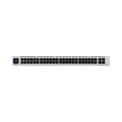UniFi Switch USW-Pro-48-POE Gen2, Capa 3 de 48 puertos PoE 802.3at/bt + 4 puertos 1/10G SFP+, 600W, pantalla informativa