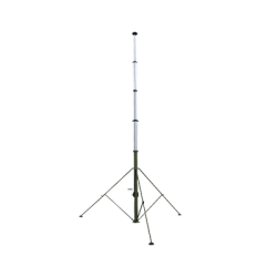 Mástil Telescópico Retraible Manual de 9 metros con Accesorios. Incluye Tripie.