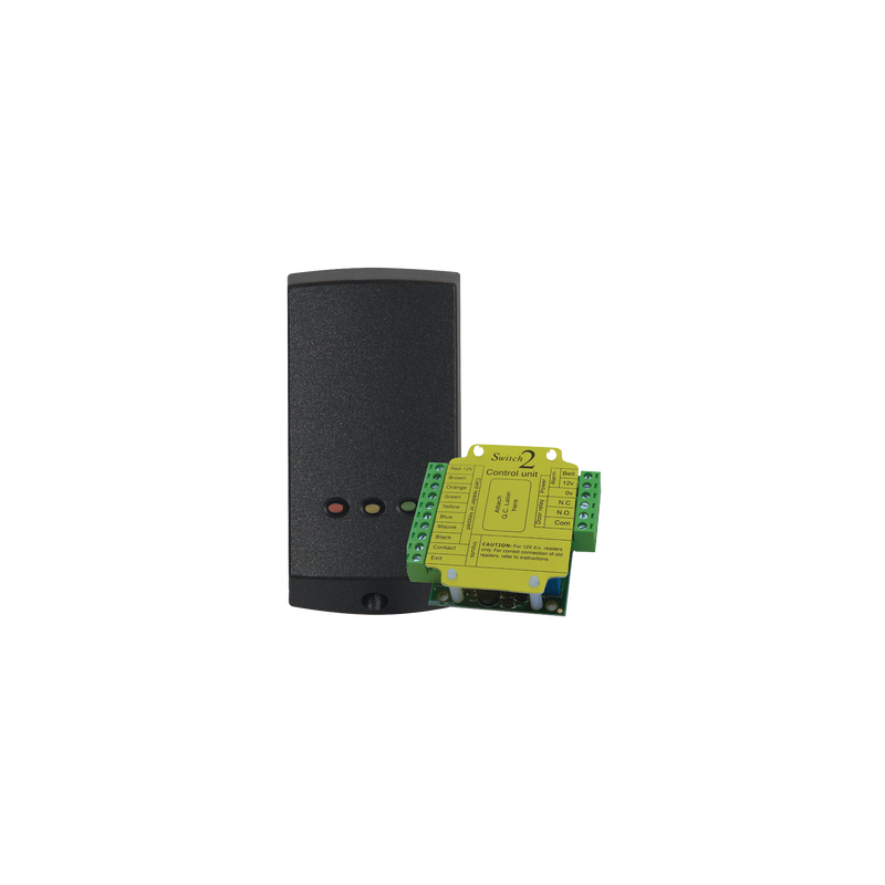 Lector de Solo Tarjetas de Proximidad  (Autónomo) /Controlador Externo para Mayor Seguridad/  Programación en Segundos/ 2 Años Garantía