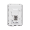 Access Point WiFi cnPilot e501S para exterior, IP67 grado industrial, Filtros para coexistencia con redes LTE, doble banda, antena sectorial 90-120 grados y puerto PoE secundario