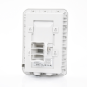 Access Point WiFi cnPilot e501S para exterior, IP67 grado industrial, Filtros para coexistencia con redes LTE, doble banda, antena sectorial 90-120 grados y puerto PoE secundario