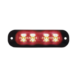 Luz Perimetral , 4 LEDs Ultra Brillantes, color Rojo