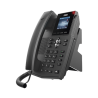 Teléfono IP empresarial para 4 líneas SIP con pantalla LCD de 2.4 pulgadas a color, Opus y conferencia de 3 vías, PoE.