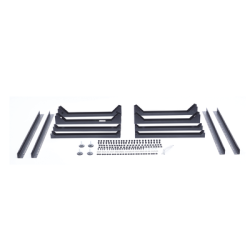 Rack Abierto de 4 Postes Instalación Pared o Piso de 14 Unidades, Ideal para Equipo de Audio!