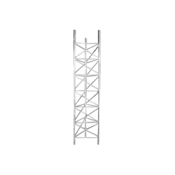 Tramo de Torre de 3 m x 60 cm de Ancho (Tubo 1 1/4" Ced. 40), Galvanizado por Inmersión en Caliente, Hasta 99 m de Elevación.